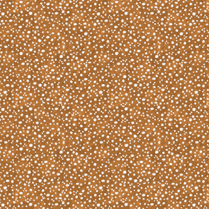 Fabric, Gnome & Garden: Brown Mushroom Dots     39724-221