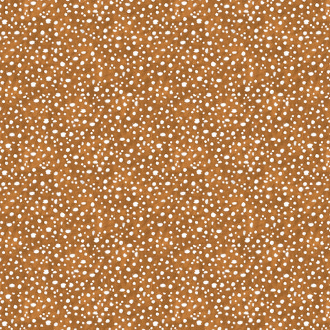 Fabric, Gnome & Garden: Brown Mushroom Dots     39724-221