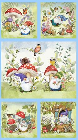 Fabric, Panel, Gnome-Grown, Multi Craft Panel # 39871-473