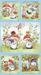 Fabric, Panel, Gnome-Grown, Multi Craft Panel # 39871-473