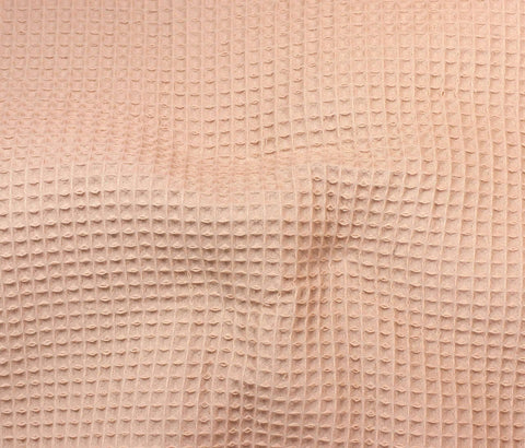 Fabric, Lux Organic Waffle Cotton-Blush 41832-07