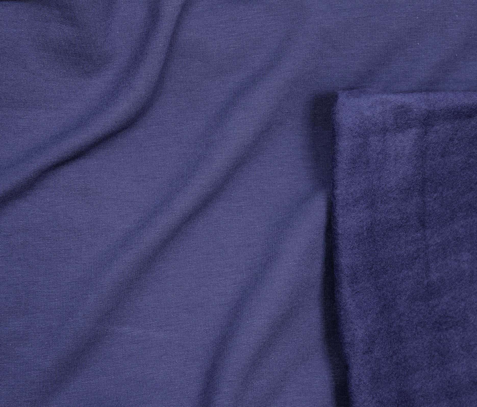 Fabric, Knit,Bamboo Dream Fleece/Sweat, Blue Dusk 41834-124