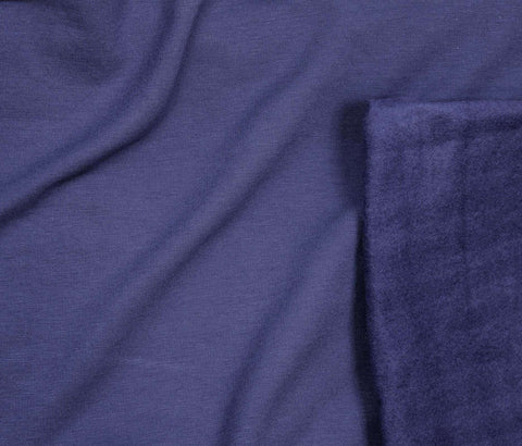 Fabric, Knit,Bamboo Dream Fleece/Sweat, Blue Dusk 41834-124