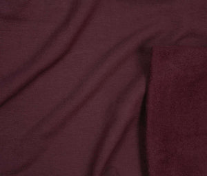 Fabric, Knit,Bamboo Dream Fleece/Sweat, Purple Fig 41834 125