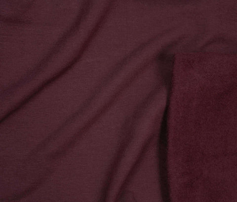 Fabric, Knit,Bamboo Dream Fleece/Sweat, Purple Fig 41834 125