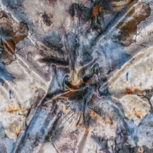 Fabric, Digital Velvet Print-Blue  43666-02