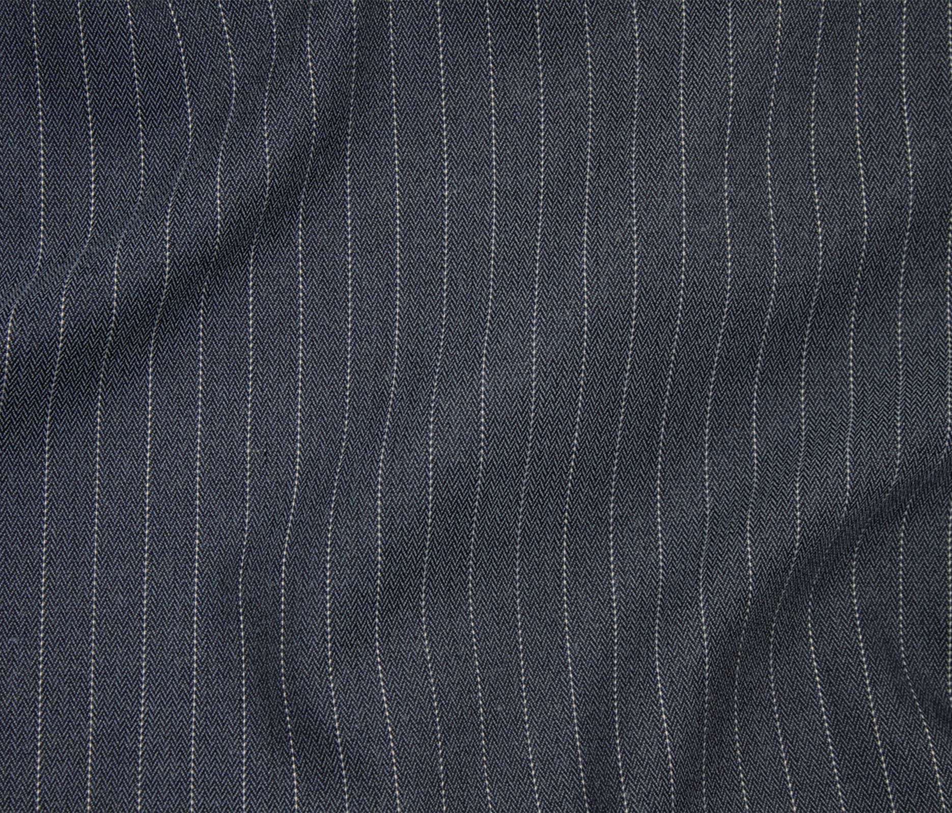 Fabric, Herringbone Stripe, Navy 45563-04