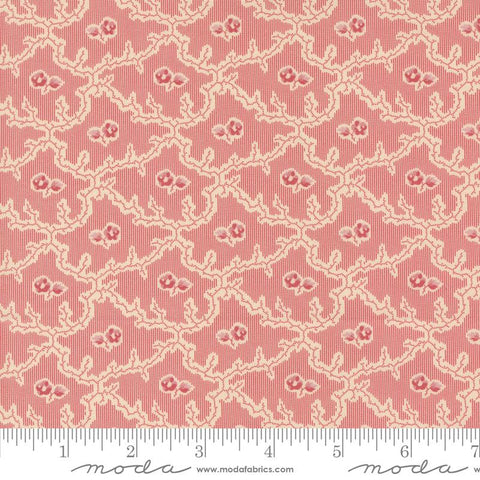 Fabric, Lydia's Lace by Betsy Chutchtan, Crimson, 531686-11