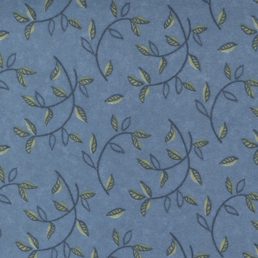 Fabric Fall Fantasy Flannel, Blue Vine, 56842F-16