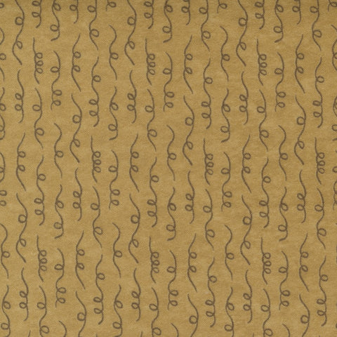 Fabric Fall Fantasy Flannel, Yellow Squiggle, 56845F-23