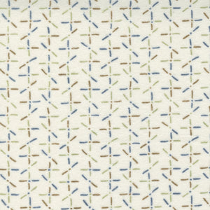 Fabric Fall Fantasy Flannel, White Sticks, 56846F-15