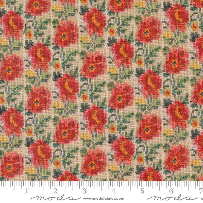 Fabric, Currated in Colour by Cayche Holden, Red 57464-12