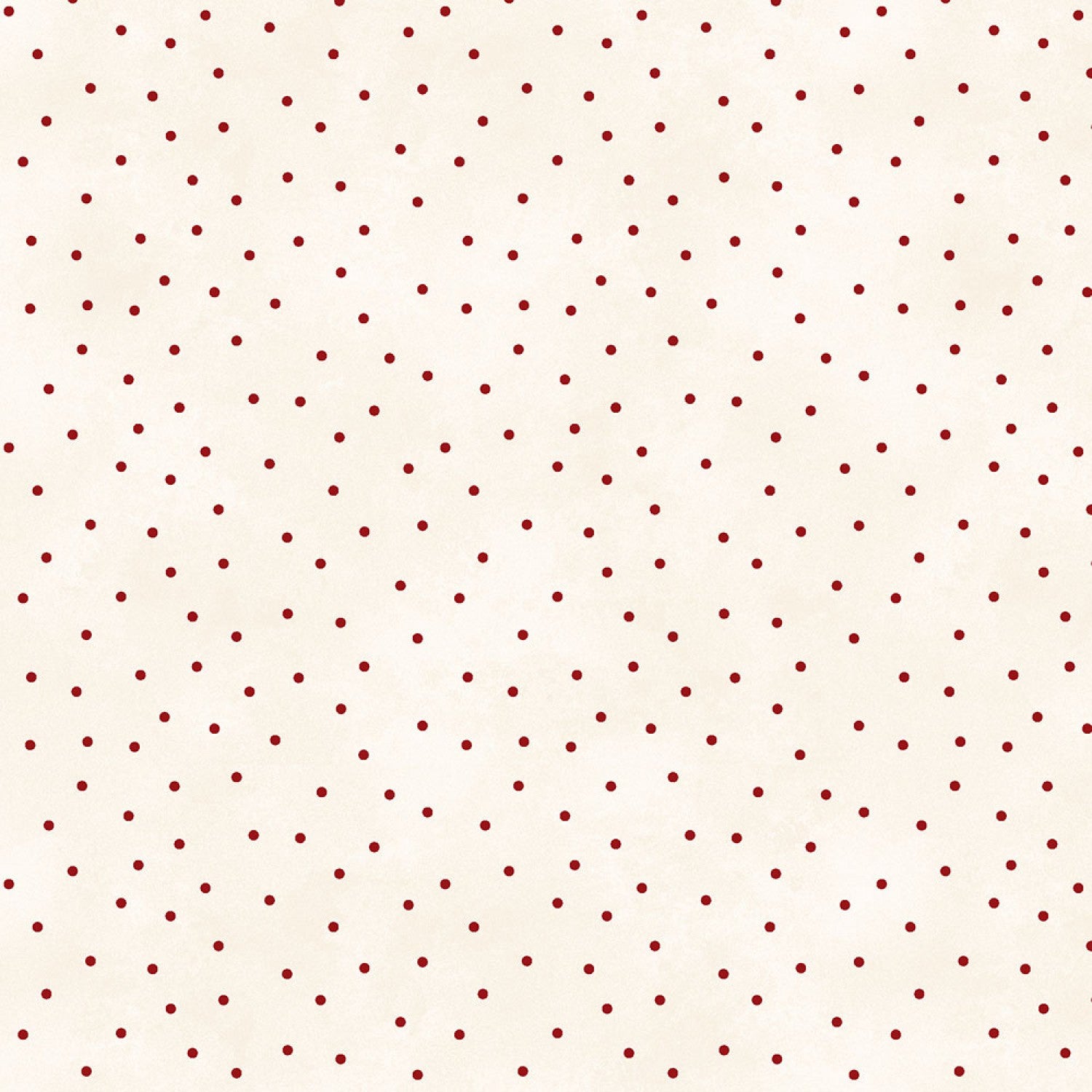 Fabric, Natural/Red Basic Scattered Dots, Beautiful Basics Collection 8119M-ER