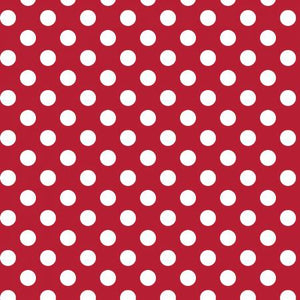 Fabric, Kimberbell Basic Dots Red 8216M-R