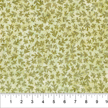 Fabric, Organics Batik Limestone Scattered Fern 83312-70