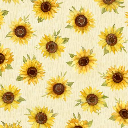 Fabric, Sunflower Splendor 3023 83328