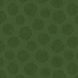 Fabric: Sunflower Splendor - Green Tonal Flowers     83333-77