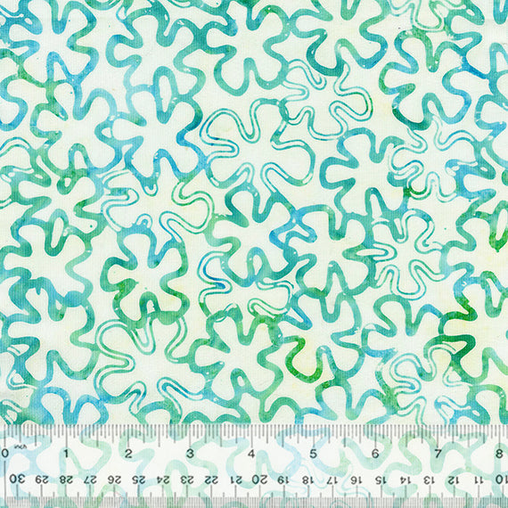 Fabric Batik, Breezy Brights Turquoise 875Q-6
