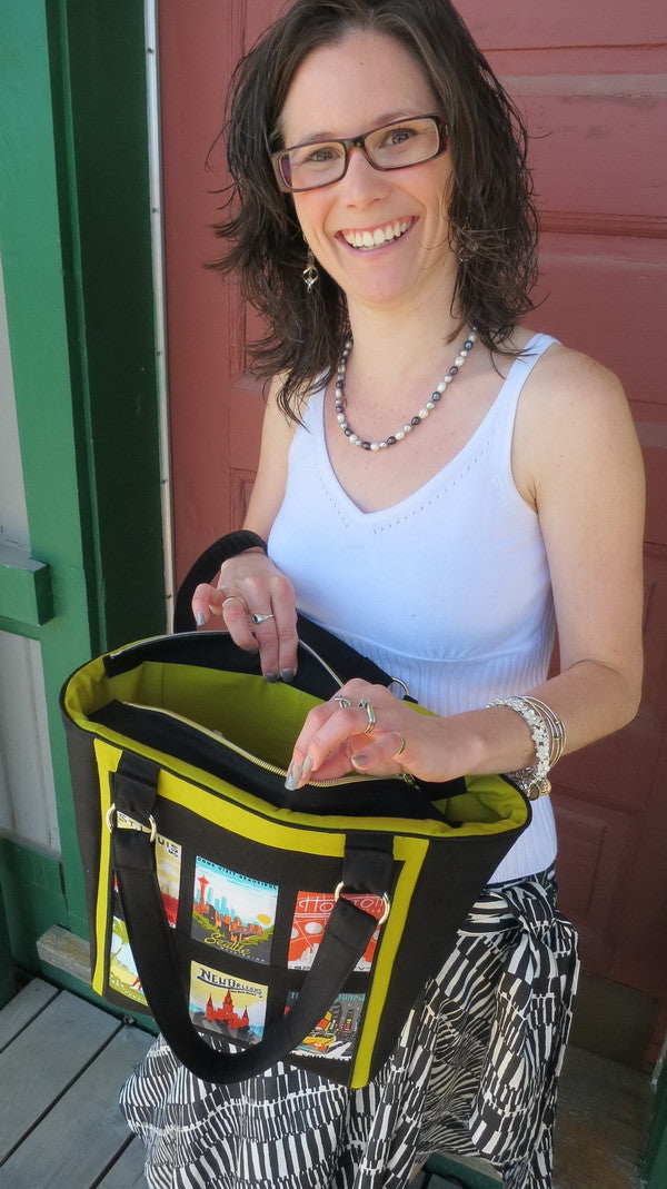 Pattern, Uptown Girl Tote ABQ-187