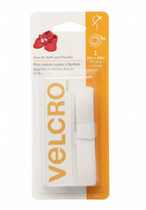 Velcro Soft & Flex sewn IN White 5/8" 90320V