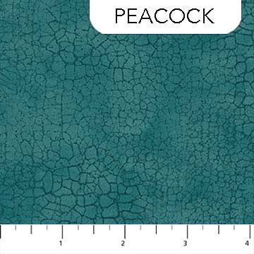 Fabric, Crackle, Peacock 9045-67