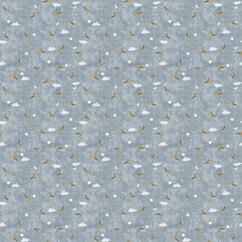 Fabric, Great Journey, Paper Planes Blue 90788-41