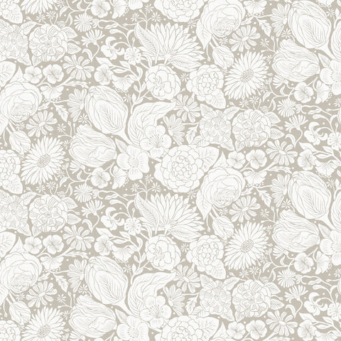 Fabric, Folktale White 90973-10