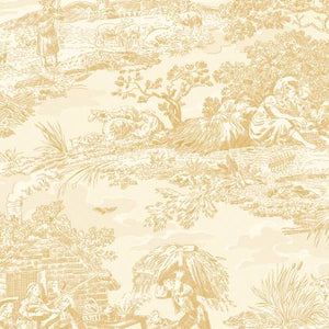 Fabric, Countryside by Kaye England Collection, Golden Cream Toile 98749-115