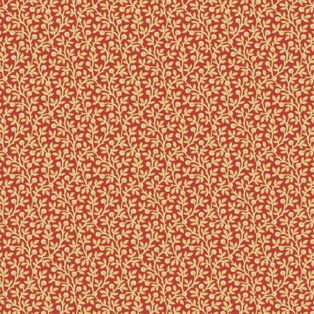 Fabric, Countryside by Kaye England Collection, Red Trailing Vines # 98753-315