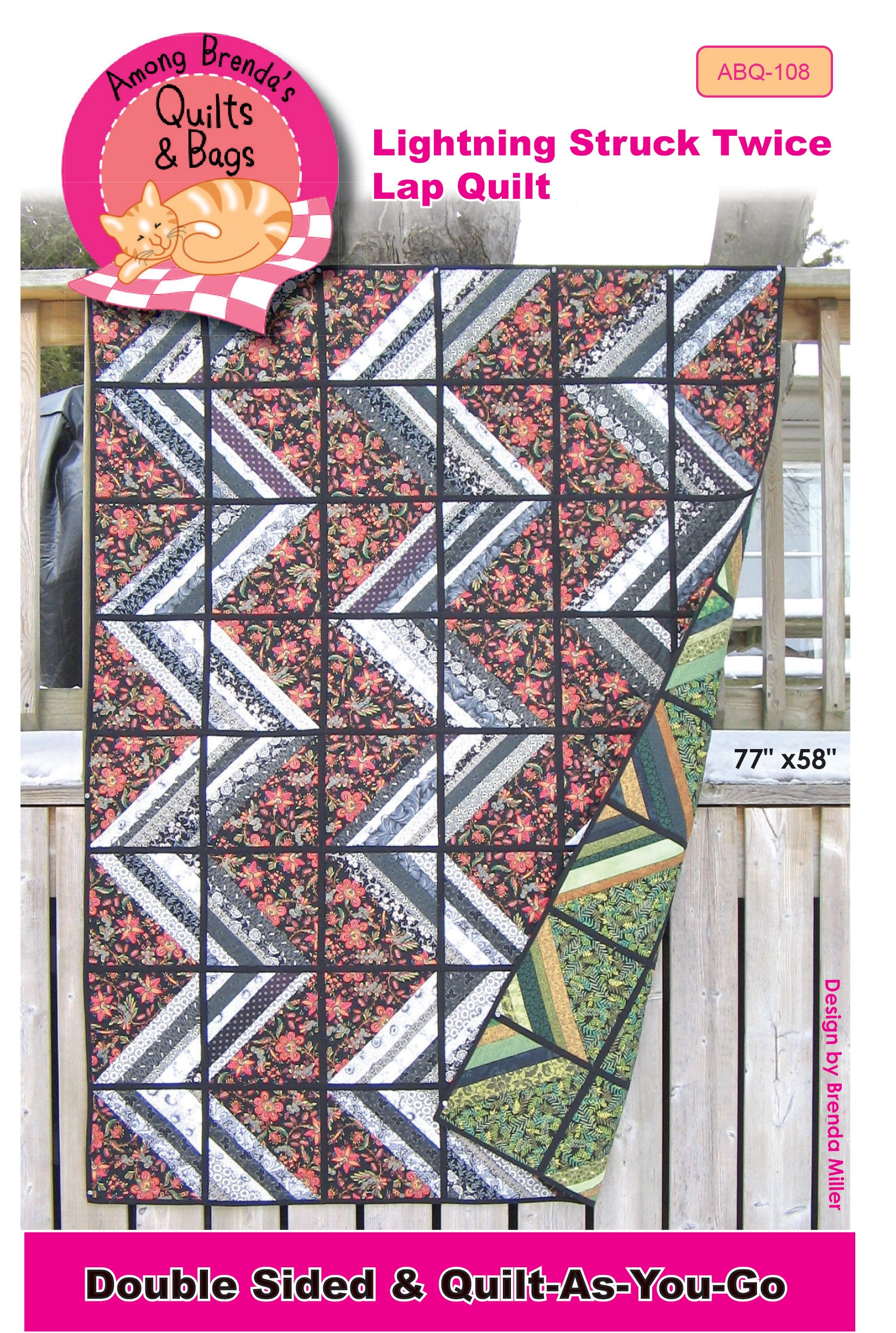 Pattern, Lightning Struck Twice Quilt ABQ-108