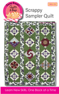 Pattern, Scrappy Sampler Quilt, Block of the Month ABQ-123