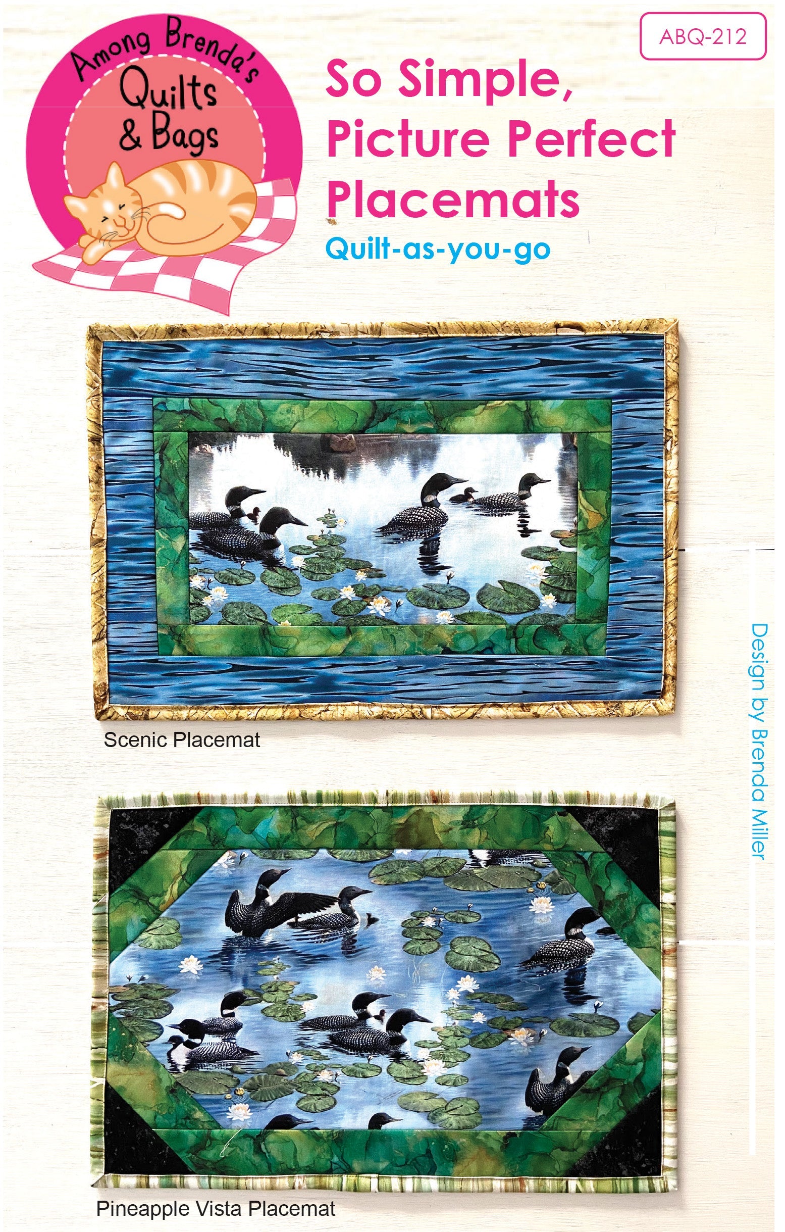 Pattern, So Simple, Picture Perfect Placemats ABQ-212