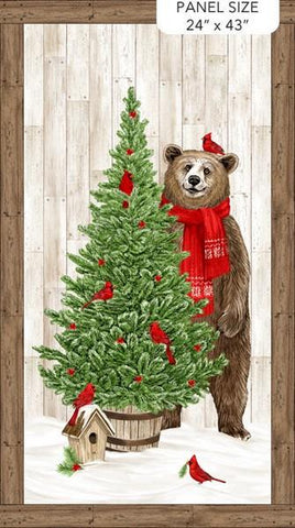 Fabric Panel, A Beary Merry Christmas, #84