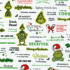 Fabric, Grinch Letters Holiday Dr. Seuss # ADE20280223
