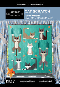 Pattern, Cat Scratch Quilt Pattern # AECS0323