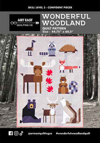 Pattern, Wonderful Woodland Quilt Pattern # AEQCWW0920