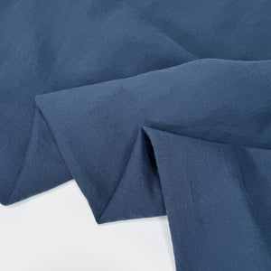 Fabric, Ashton, Organic Linen Cotton Twill, Denim