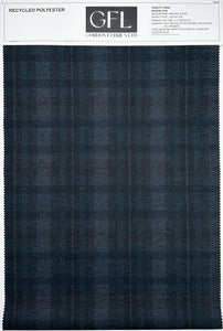 Fabric, Knit Ponte De Roma, Avril Blue/Black #2783