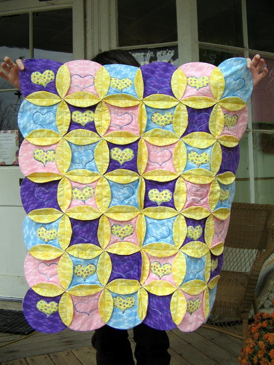 Pattern, Circle Time, Toddler quilt for I Spy ABQ-133