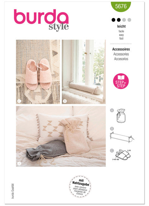 Pattern, Burda, 5676, Home Decor