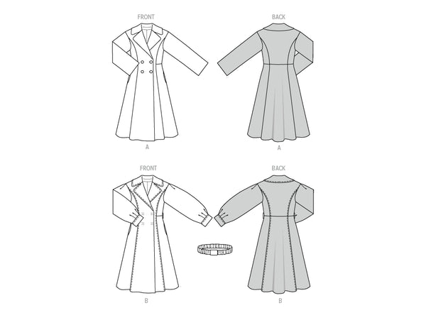 Pattern, Burda, 5683, Misses' Coat