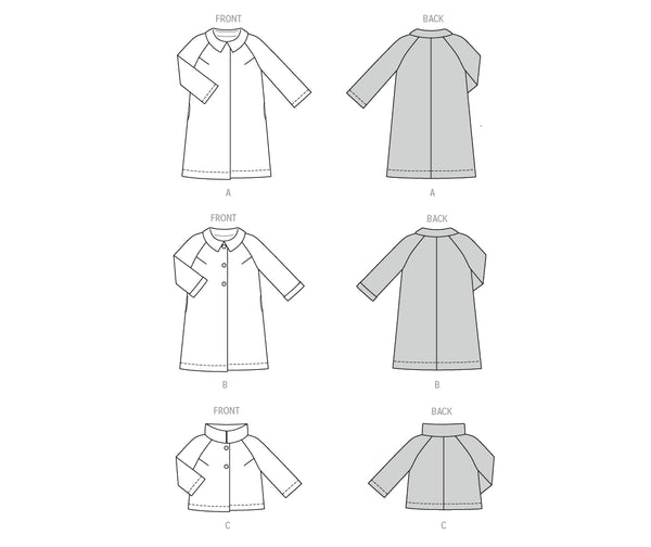 Pattern, Burda, 5688, Misses' Coats & Jackets