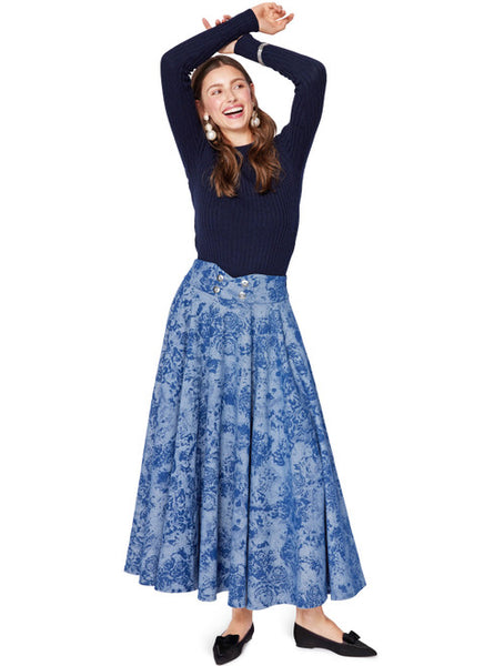 Pattern, Burda, 5690, Misses' Skirts