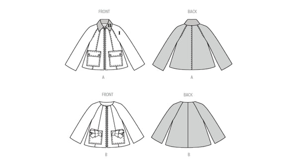 Pattern, Burda, 5695 Misses' Jackets