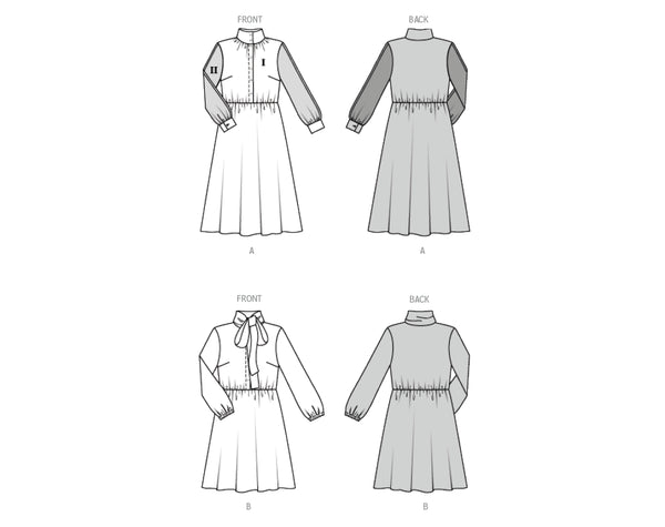 Pattern, Burda, 5696 Misses' Dresses