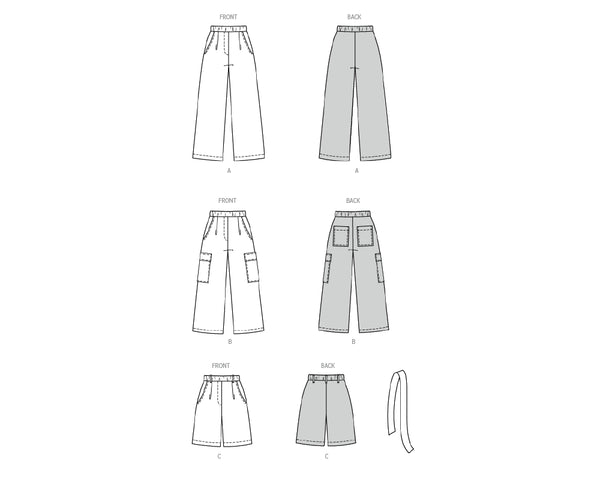 Pattern, Burda, 5707 Misses' Trousers