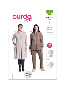 Burda, 5782, Misses Dresses and Tunic