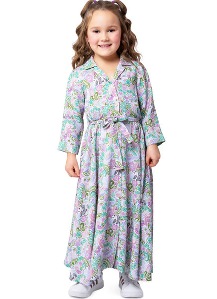 Pattern, Burda, 9206 Children's Dresses
