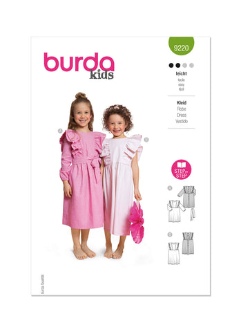 Burda, 9220, Children's Dresses