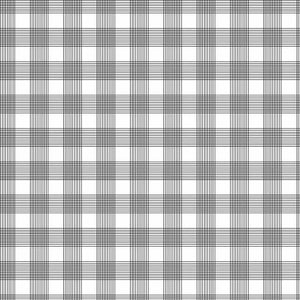 Fabric, Press On, Pinstripe Plaid Black # C15262R-BLACK